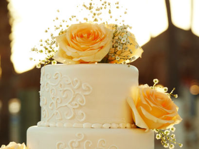 Aruba wedding cake