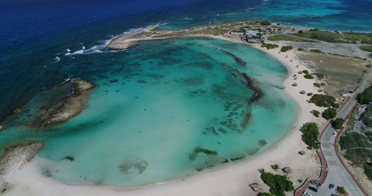 Baby Beach Aruba, one of Aruba's best beaches