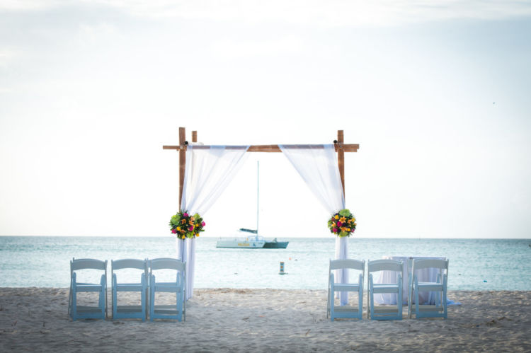 LGBT weddding at Hyatt Regency Aruba Resort, a gay friendly Aruba resort