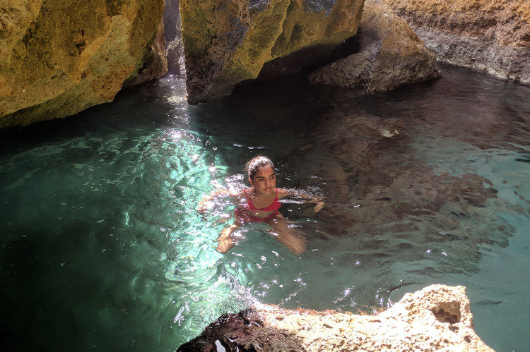 new natural pool Aruba